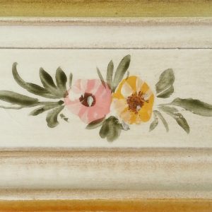 45 Avorio patinato decorati fiori